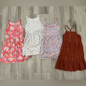 Carter’s Girls Sleeveless Summer Dress Bundle sz 7